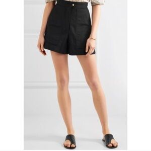 Isabel Marant Trey Black High-Waisted Shorts Size 38 Small